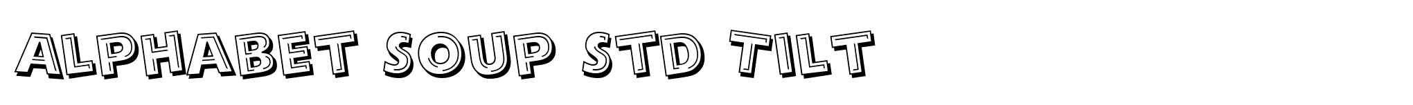Alphabet Soup Std Tilt image